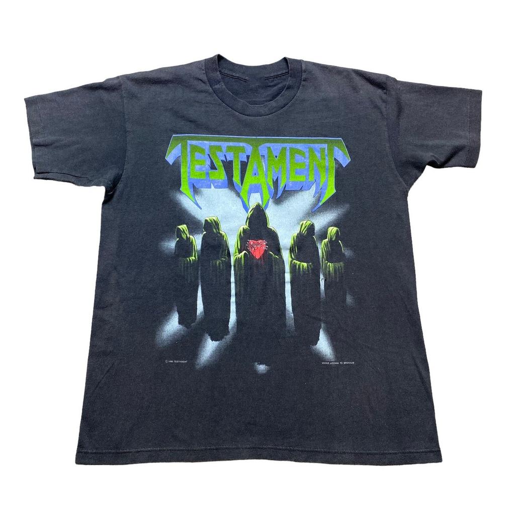 Vintage Testament Band Unique Short Sleeve Black Color Size S-234XL SA452