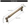 Pack Of 4 Antique Brass   Cabinet Pull Vintage French Style Handles Multiple Type for Option for Kitchen & Bathroom
