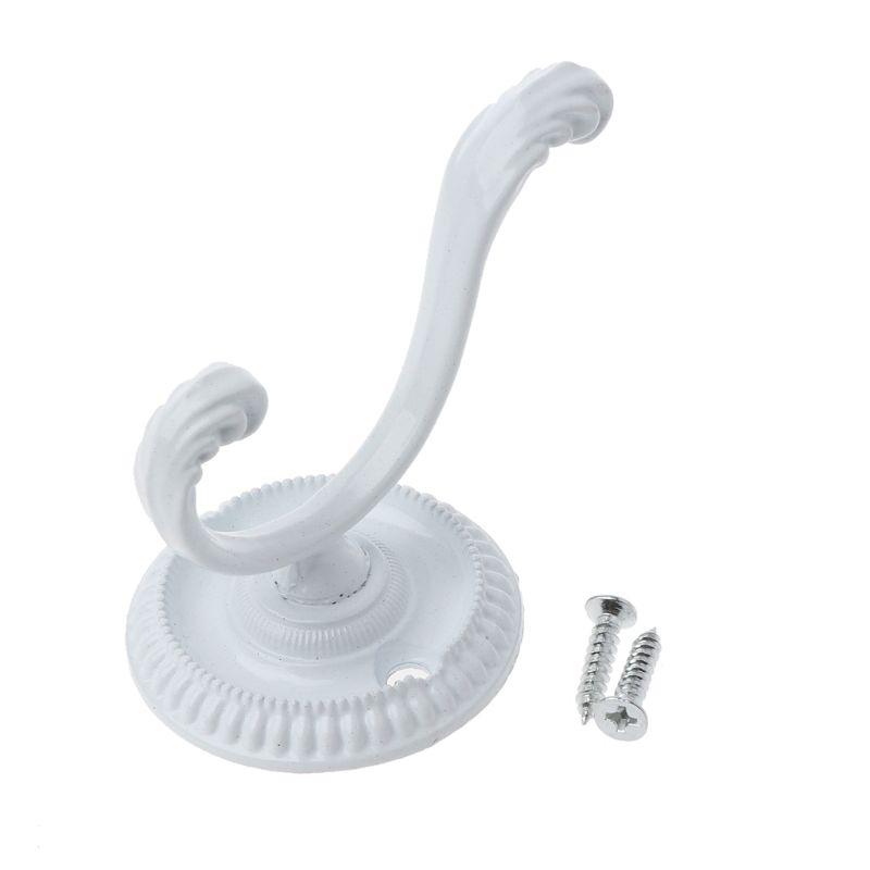 European Wall Hooks Zinc Alloy Coat Hooks Vintage Wall Mount Hanger for Bedroom