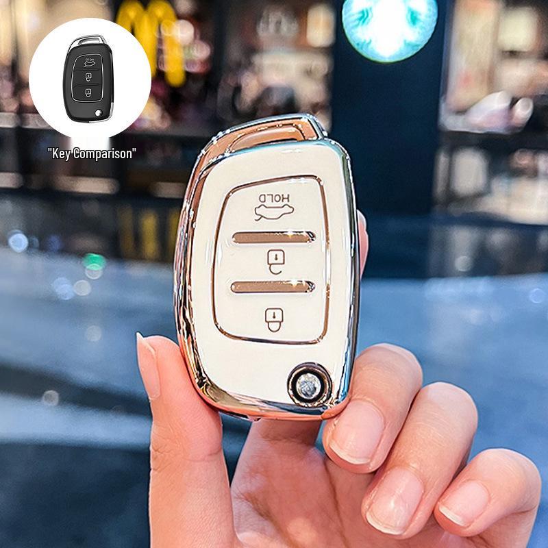 Beijing Hyundai Elantra, New Verna, Celesta Folding Key Cover for Women