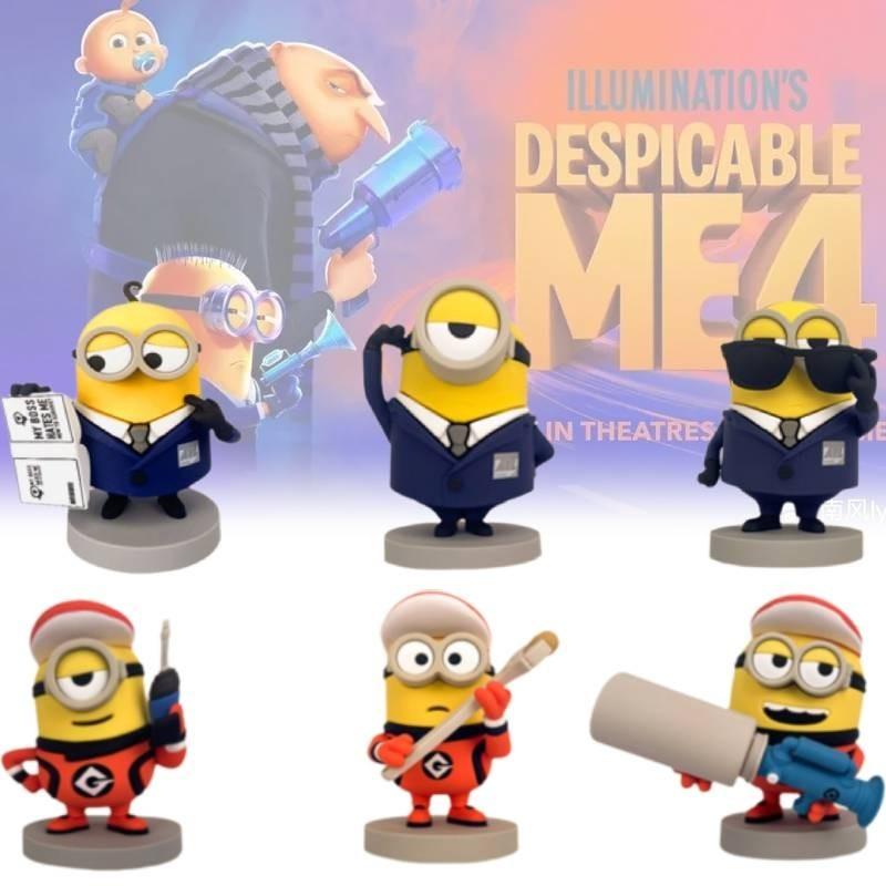 Adorable Despicable Me 4 Minion Collectible Figurine Pvc Toy For Kids Birthday Gift