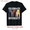 Celebrate Diversity Labrador Retriever Dog Lover T Shirt Vintage Washed Fashion Stylish Graphic Homme Comfortable Breathable