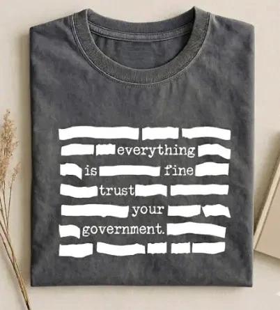 Funny Political T- Shirt, Satire Humor Graphic Tee S