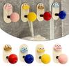 Pack Of 5 Rustproof Strong Adhesive Plastic Towel Hooks Easy Install Bathroom Hanging Hook Wall Mounted Clothes Hangers