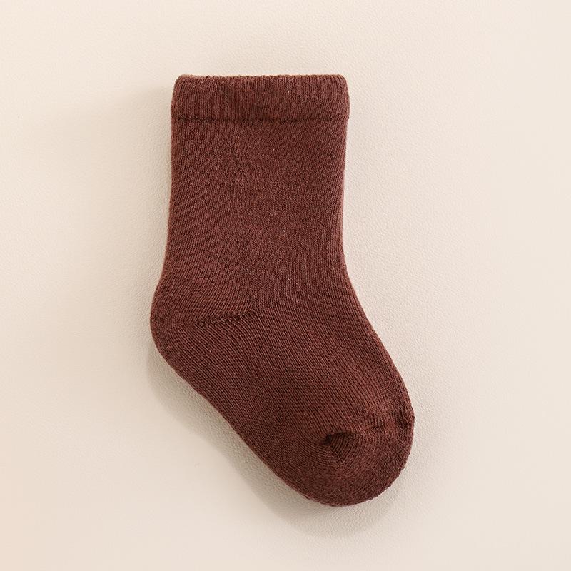 Thick Newborn Socks for Baby Girl Boy Terry Cotton Infant Toddler Socks for Girls Boys Keep Warm in Home 0-3Years Winter