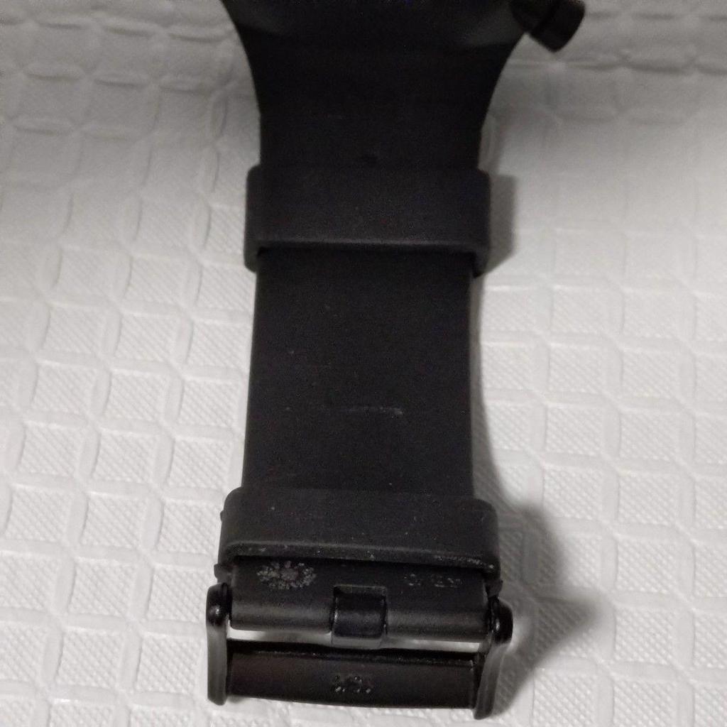 Used [Very popular] Swatch watch BIG BOLD black swatch C-BLACK bioceramic SB03B100