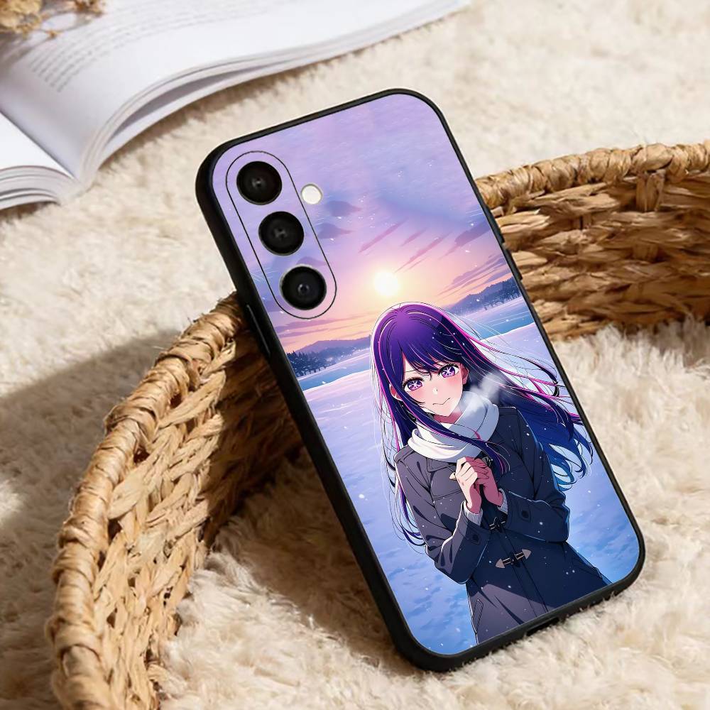 Anime O-Oshi No Ko Phone Case For Samsung Galaxy A91,80,73,72 ,71,53,52,32 ,31,22,21s,20,Soft Black Case