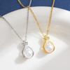 Copper-Plated 18K Gold Baroque Pearl Pendant Necklace - Luxurious, Versatile Fashion for Women