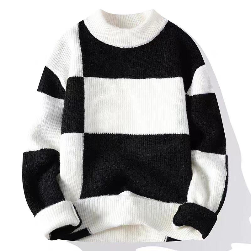 Korean Style Autumn/Winter Men’s Versatile Casual Sweater – Trendy, Thickened, Loose Fit