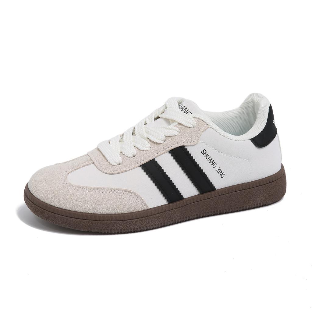 Color Matching Flat-soled German Training Shoes 2025 Spring and Autumn Women's Shoes Comfortable Sports Shoes College Style Men's Board Shoes