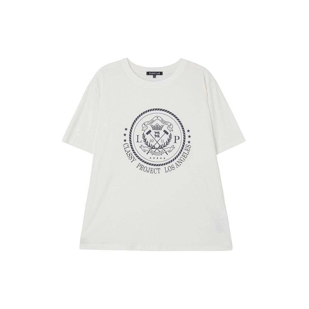 LAP Symbol Logo Print Short-Sleeve T-Shirt Ar3Ct861