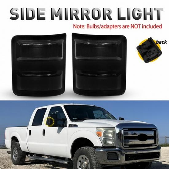

Pair Side Mirror Turn Signal Light Lens For 2008-2016 Ford F-250 F-350 F250 F350