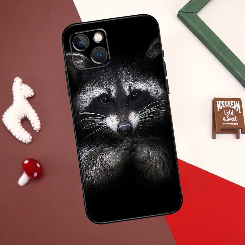 Raccoon Cover For iPhone 12 11 13 14 15 Pro Max 12 Mini 7 8 Plus X XR XS Max SE 2020 Phone Case