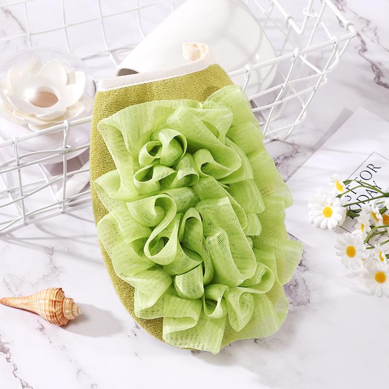 

Отшелушивающая перчатка для ванны Скраб-пилинг для тела Мочалка для душа Очищение кожи Щетки для спины Аксессуары для душа green