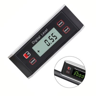 Digital Protractor Angle Ruler Leveling Tasks Resolution 0.01mm Anti Fall Carrying Case For Tools Built-In Magnet