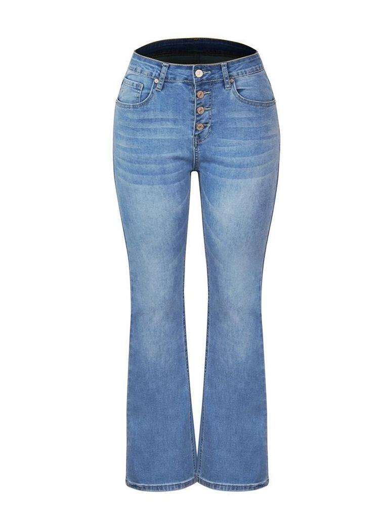 Women's Stretch Slim Fit Flare Jeans