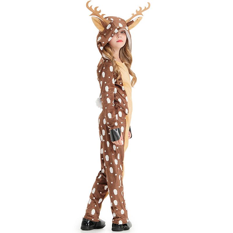 Khaki Spotted Fawn Cosplay Christmas Costume