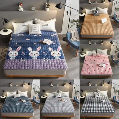 Four Seasons Thin Skin-friendly N Mattress Non-slip Washable Bed Protection Pad Cartoon Cute Bedding