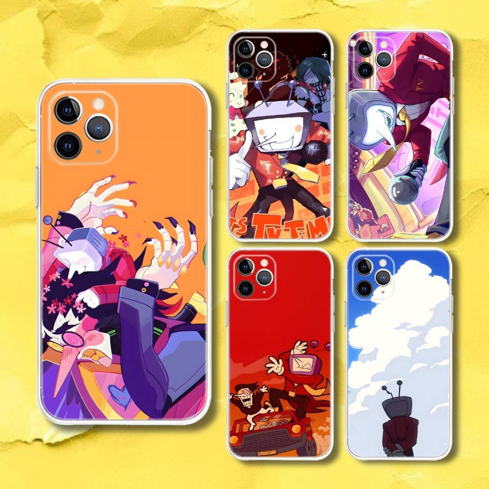 Tenna Spamton D-Deltarune Game Phone Case For iPhone 17,16,15,11,12,14,13 Pro Max Plus Mini X,XS,XR,7,16E Air Transparent Fundas