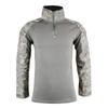 Camicia da combattimento tattica dell'esercito da uomo a maniche lunghe mimetica maglietta militare abbigliamento uniforme da paintball