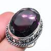 Natural Amethyst Gemstone Handmade 925 Sterling Silver Jewelry Ring Size 7 AR-17170