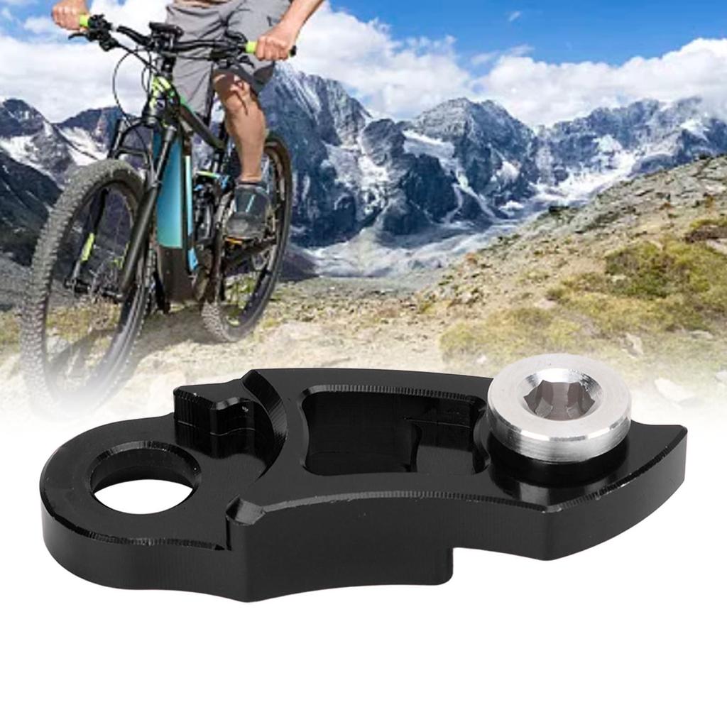 Mountain Bike Frame Gear Tail Hook Extender Aluminum Alloy Bike Accessory Compatible with 34‑52T Large Flywheel