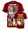 The Representative Band of American Heavy Metal Band Mötley Crüe Enthusiasts New 3D Printed T-shirt for Men Women Loose T-shirt