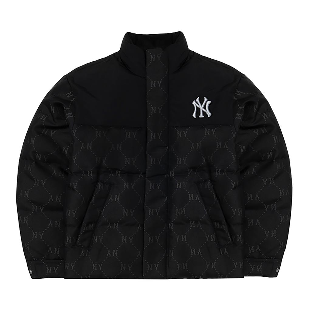 MLB New York Yankees FW25 Florale Kurze Stehkragen Reißverschluss Warme Daunenjacke Unisex Jacke 3ADJM0256-50BKS