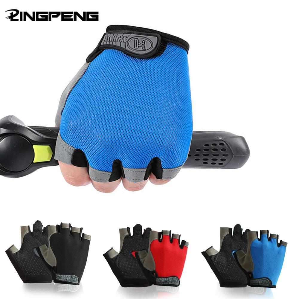 Non-Slip Half-Finger Training Gloves – Shock-Absorbing & Breathable Design for Cycling, Gym Workouts & Fitness