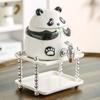 Cute Panda Glass Water Dispenser with Faucet
