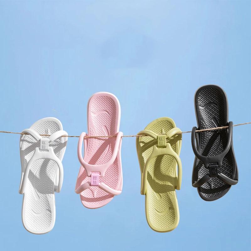 Reise Tragbare Faltbare Hausschuhe Neu Herren und Damen Geschäftsreise Spezial Badezimmer Kann Gebadet Werden Rutschfest Reise Strand Sandalen