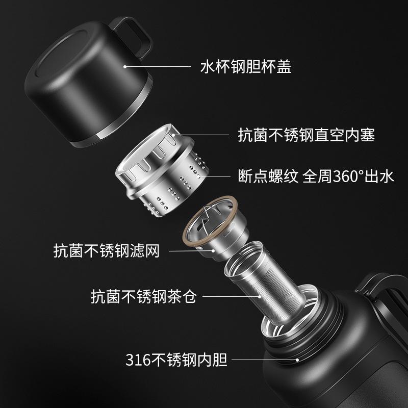 1.5/2L Thermos Steel Thermos for Tea or Coffee Household Insulating Kettle Kitchen Thermos Bottle for Hot Coffee