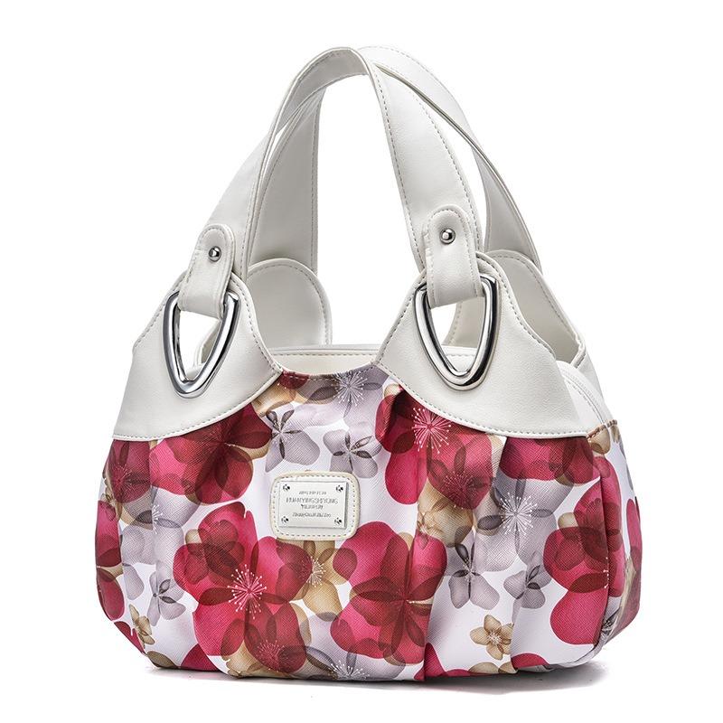 Women's bag summer new simple soft leather handbag large capacity medium mother bag tide