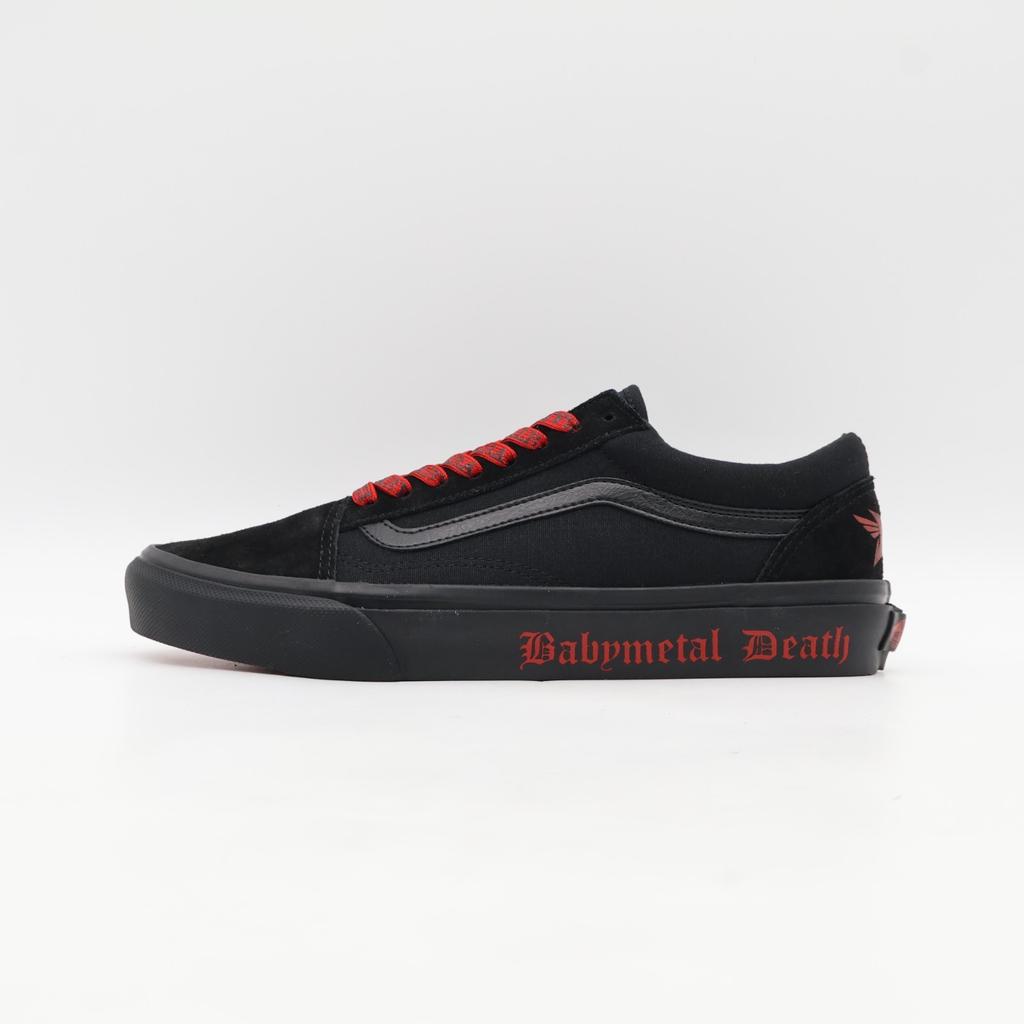 703000-0001 BABYMETAL Vans Old Skool Black Red (V36CF BABYMETAL) (Men's)