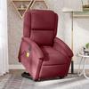 Vidaxl Lift-Up Massage Chair, Electric, Reclining, Red