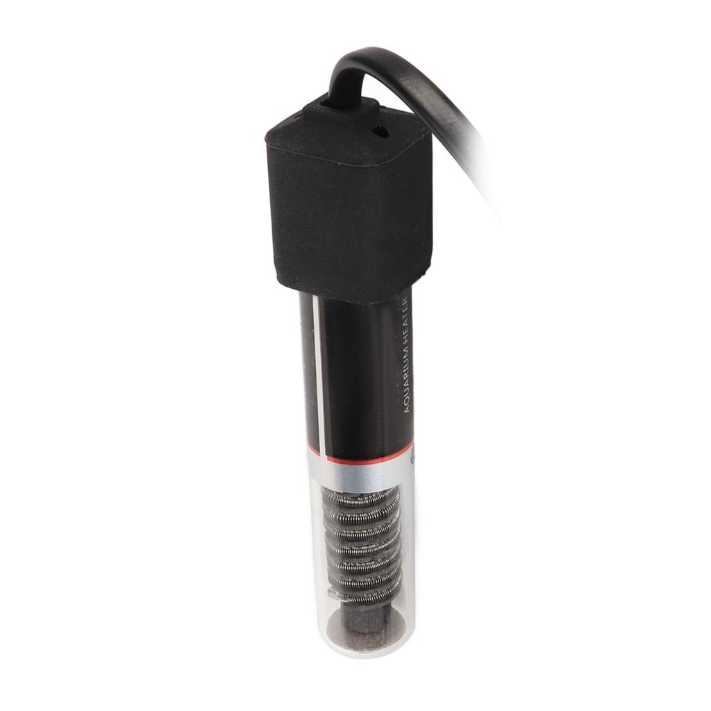 Fish Heater 26 Celsius Automatic Constant Temperature Quartz Glass Small Submersible Aquarium Heater with Suction Cup
