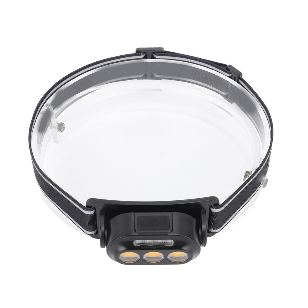 Headlamp Flashlight 500MAH Waterproof USB Charging Elastic for Camping Cycling Night Fishing