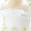 Girls Puff Sleeve Fairy Flower Princess Dress - Wedding & Formal Performance Wear