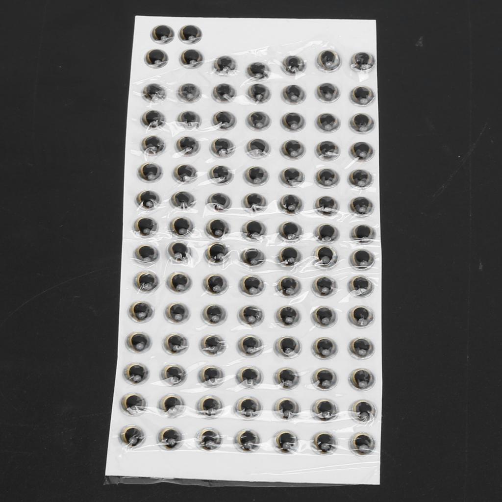 Fishing Lure Eye Epoxy Drop Plastic 3D Rlistic Fishing Eyes for Making Fishing Bait