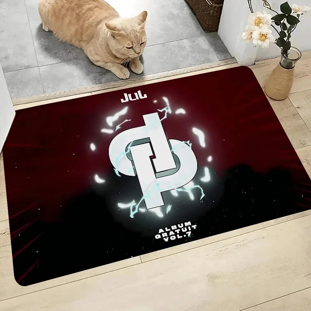 Rapper J-JuL C'est Pas Des Lol Floor Mat Soft Anti-slip Rug for Bathroom Bedroom Stylish Welcome Doormat Machine Washable