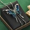 Interchangeable Butterfly High-end Pull-on Women's Fashion Clavicle Chain Fashion Pendant Necklace