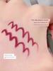 Red Blade Eyeliner Not Smudge Waterproof Sweat-Proof Long-Lasting Ultra-Fine Eye Shadow Pen Two-in-One Newbie Beginner