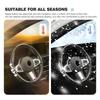 Car Steering Wheel Cover Carbon Fiber Protector Cover Auto Accessories For KIA Cerato Soul Venga Forte Spectra Sedona Niro