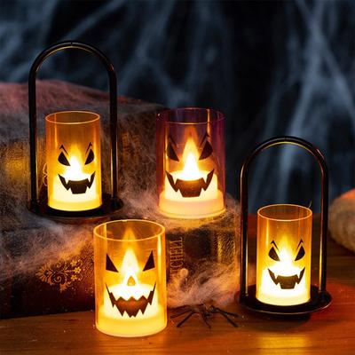 Dekorative Requisiten, Kerzenlichter, Figuren, Festival-Kerzenlichter, Halloween-Party-Szenendekoration.