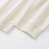 Women's V-Neck Lyocell Linen Blend Knit Cardigan