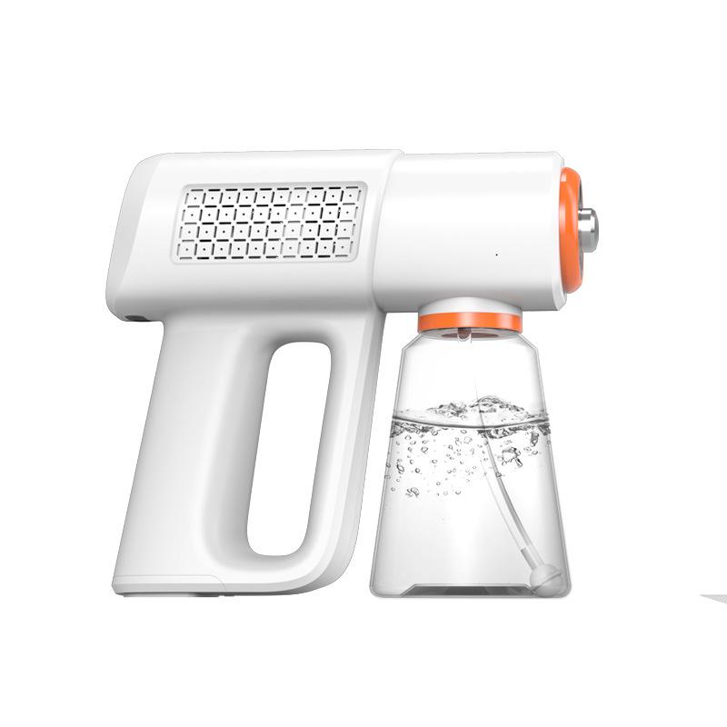 

K5 Sprayer: Upgraded Nano Spray Gun with Replaceable Battery & Blue Light for Disinfection білий