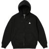Palace Sofar Zip Hood Black Unisex Tops P27HD004