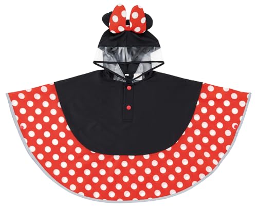 Детский дождевой пончо-накидка для катания, Disney Минни Маус, для девочки, RAPO2N-A