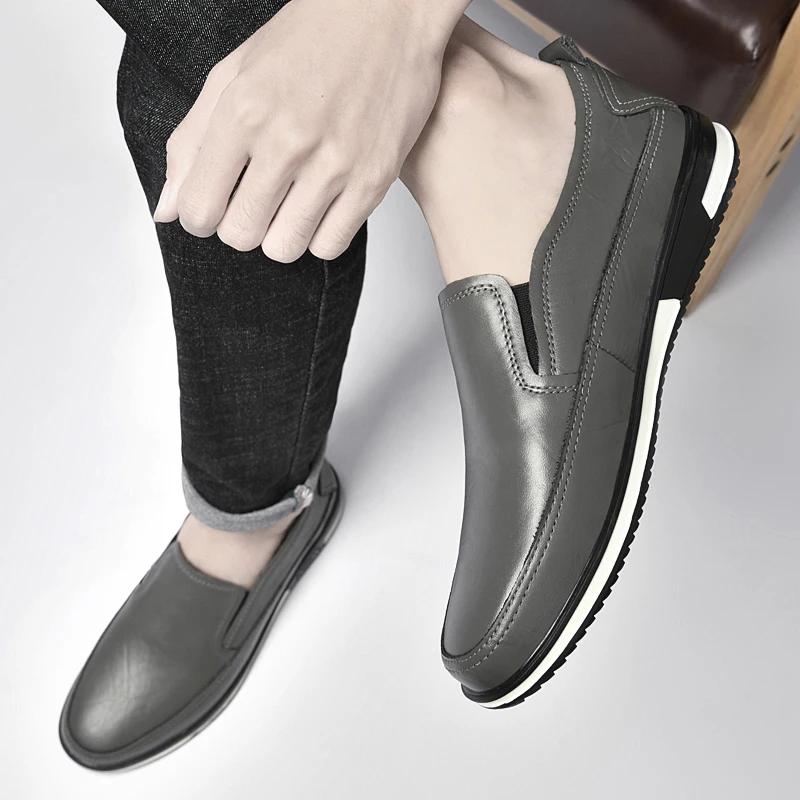Mode Modisch Neu Herren Frühling Bequeme Passform Lässige Lederschuhe Hochwertige Herren Atmungsaktiv Spitz Outdoor Lässig Sportschuhe