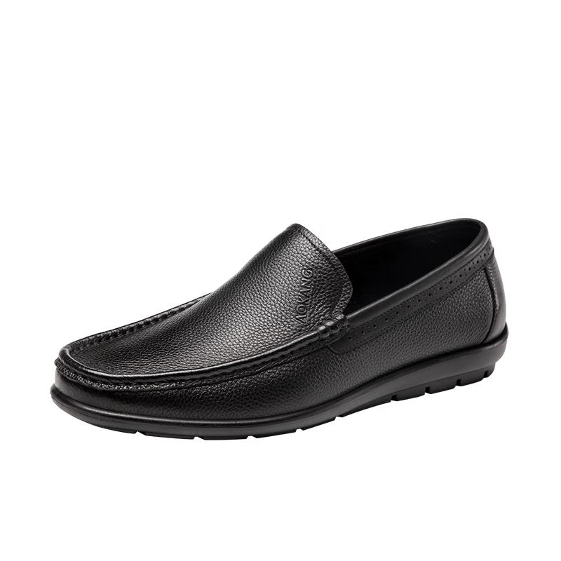 Aokang Men s Slip-On Leather Loafers 43